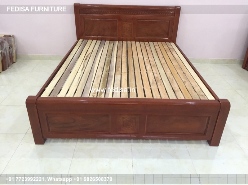 Wooden Bed Dressing Table New Design Wooden Interior Design Box Room No-2427