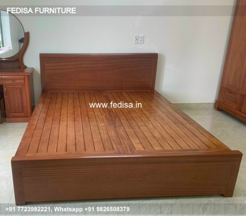 Wooden Bed Wooden Wardrobe With Dressing Table Painting Room Gray Ideas No-2430