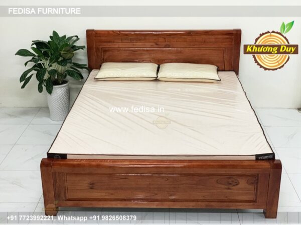 Wooden Bed Wooden Double Bed Under 5037 Pop Design For Room No-2451