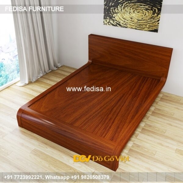 Wooden Bed Wooden Double Beds For Sale Pop Design For Bedroom 2020 No-2456