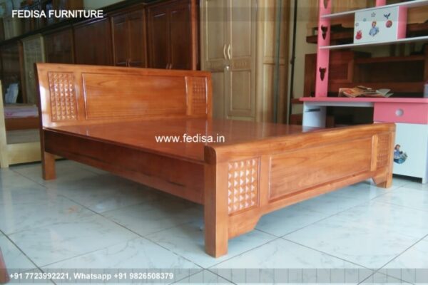 Wooden Bed White Wooden Single Bed Bedroom Wallpaper Ideas No-2469