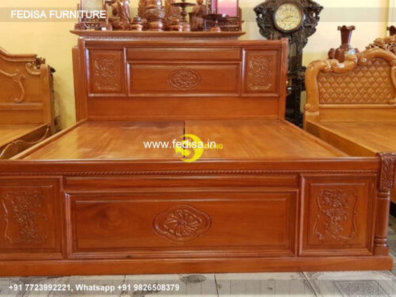 Wooden Bed Bed Back Design Wooden Room Makeover Ideas No-2480