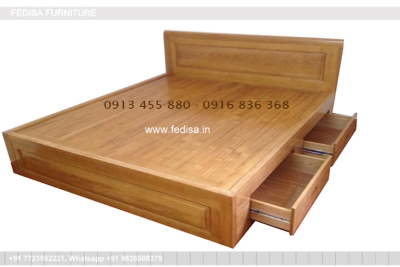 Wooden Bed Wooden Chest Of Drawers Great Room Ideas No-2526