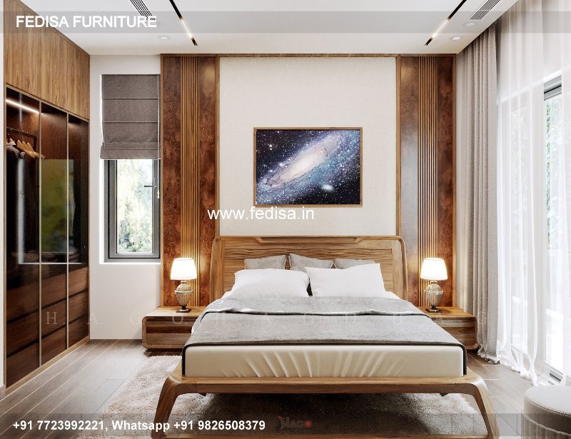 Wooden Bed Wooden Room Design Bedroom Shelving Ideas No-2548