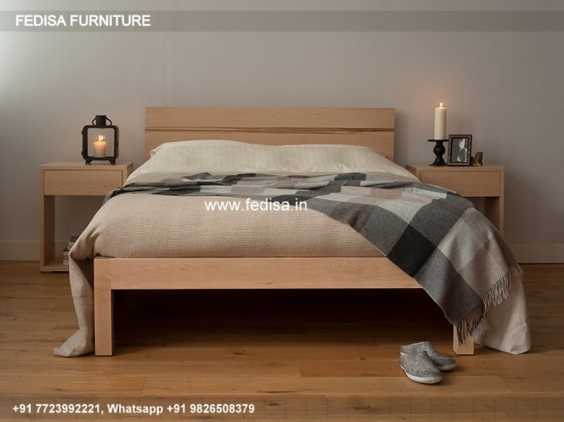 Wooden Bed White Wooden Bed Frame Green Room Decor No-2573