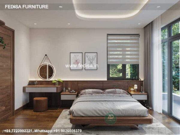 Wooden Bed Wooden Bed Interior Design Master Bedroom Wall Decor Ideas No-2609