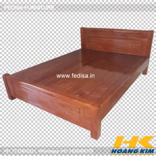 Wooden Bed Wooden Headboard Designs Small Studio Apartment Design No-2618