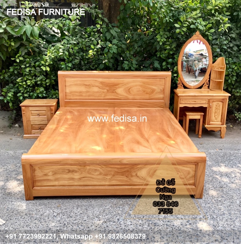 Wooden Bed Furniture Wooden Bed Design Room Decorations For Guys No-2619