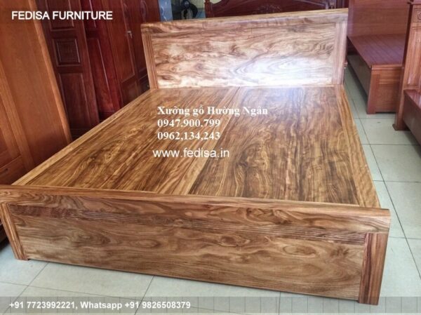 Wooden Bed Wooden Bed Price Blue Room Design No-2638