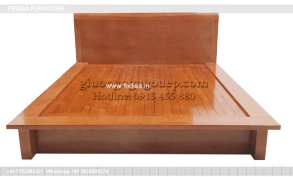 Wooden Bed Wooden Bedside Table Dream Room Ideas No-2657