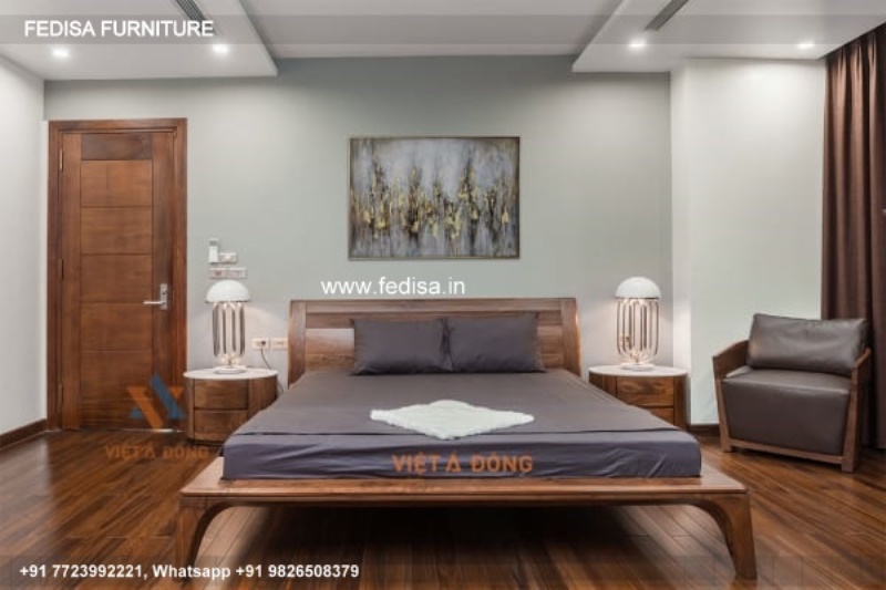 Wooden Bed Wooden Sofa Bed Brown Bedroom Ideas No-2662