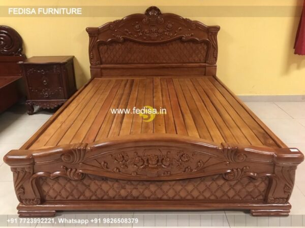 Wooden Bed White Wooden Single Bed Wooden Almirah Designs For Bedroom With Price No-2667