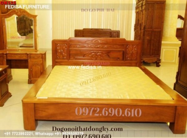Wooden Bed Wooden Bedroom Design Bedroom Paneling Ideas No-2682