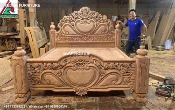 Wooden Bed Dressing Table New Design Wooden Teenage Room Design No-2691
