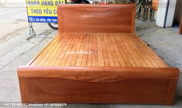 Wooden Bed Unique Wooden Bed Design Hotel Bed Design No-2696