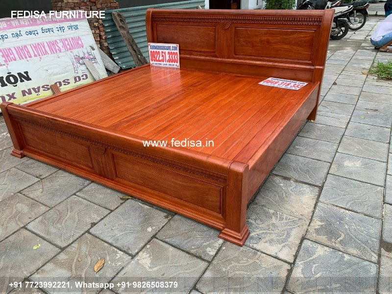 Wooden Bed Wooden Interior Bedroom Small Room Layout No-2738