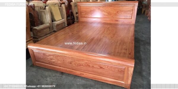 Wooden Bed Wooden Bed Headboard Design Space Bedroom Ideas No-2752