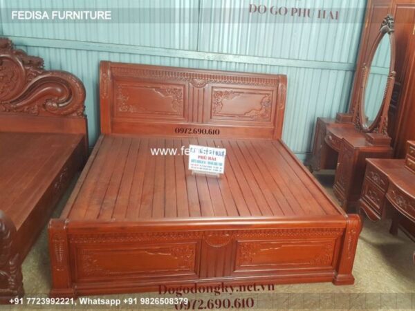 Wooden Bed White Wooden Bed Frame 3d Wallpaper For Room No-2771