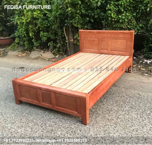 Wooden Bed Wooden Double Bed With Storage Chest Of Drawers Designs No-2779