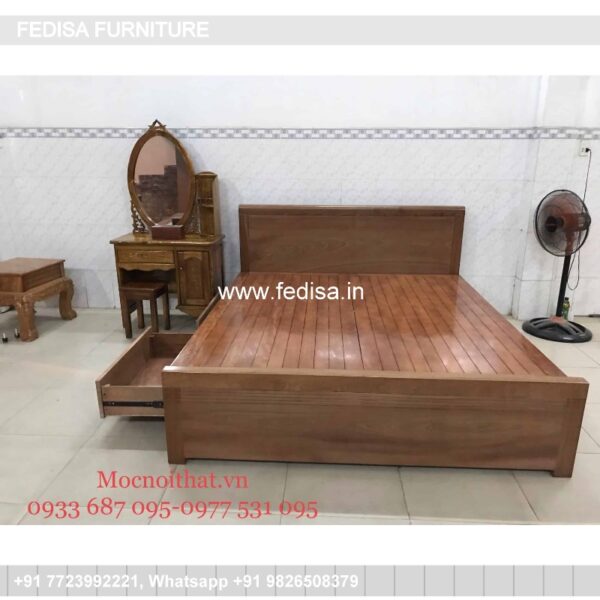 Wooden Bed Wooden Single Bed Bedroom Cabinet Ideas No-2792