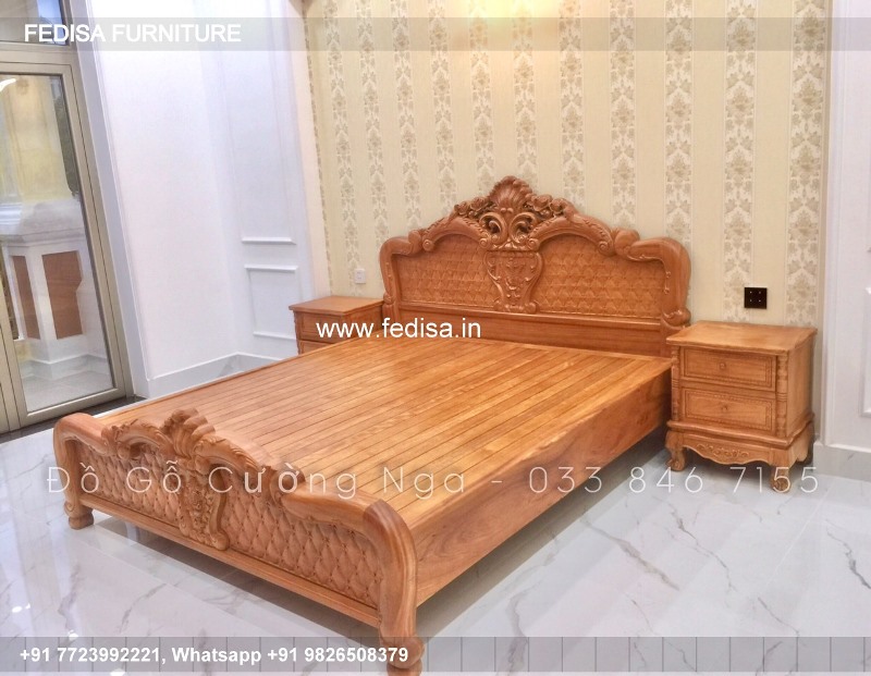 Wooden Bed Wooden Sofa Bed Headboard Design Ideas No-2794