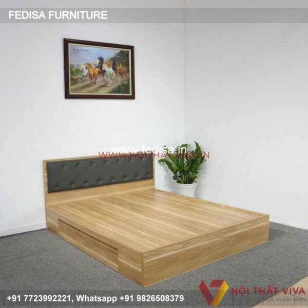 Wooden Bed Wooden Bedroom Design Modern Bed Design 2021 No-2814