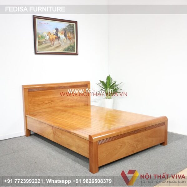 Wooden Bed Wooden Round Bed Design Double Bed New Design No-2815