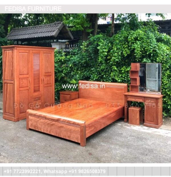 Wooden Bed Wooden Cabinet Designs For Bedroom Simple Room Design Ideas No-2821