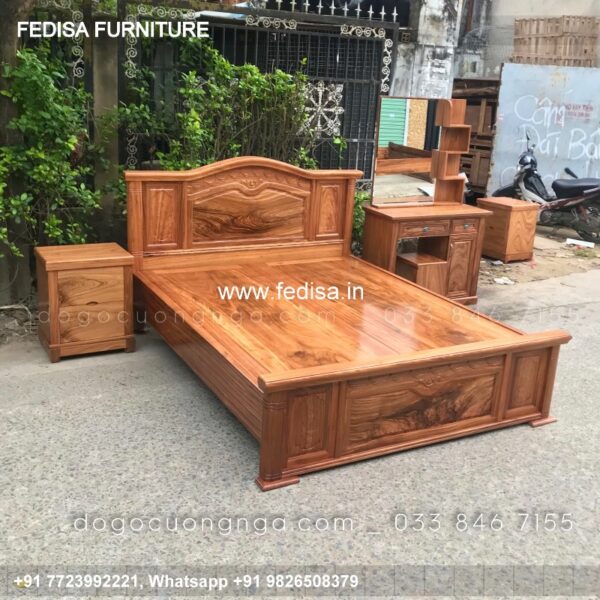 Wooden Bed Wooden Bed Frame Beautiful Master Bedroom Designs No-2833