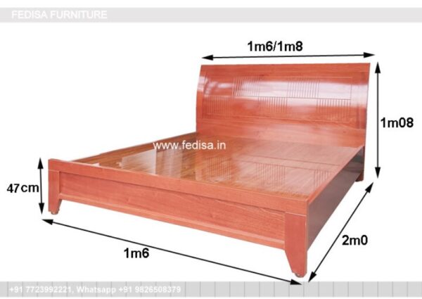 Wooden Bed Wooden Double Beds For Sale Decorating A Studio Apartment No-2852