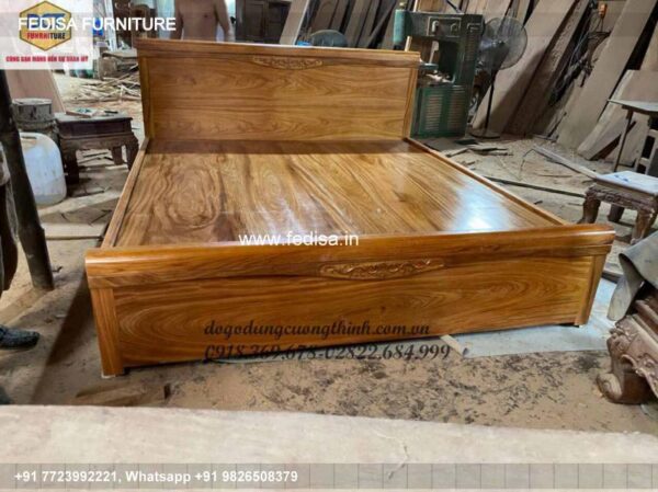 Wooden Bed Wooden Room Decor Wall Colors For Bedroom No-2893