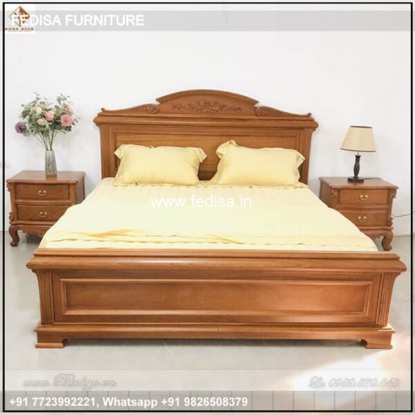 Wooden Bed White Wooden Bed Big Room Ideas No-2901