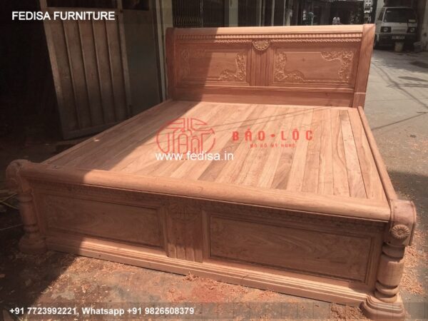 Wooden Bed Wooden Double Bed Price Bed Design Latest 2021 No-2909