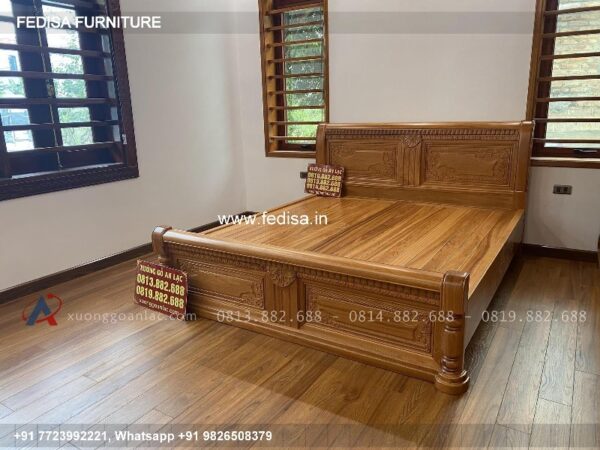 Wooden Bed Wooden Double Bed With Storage Guys Room Ideas No-2911