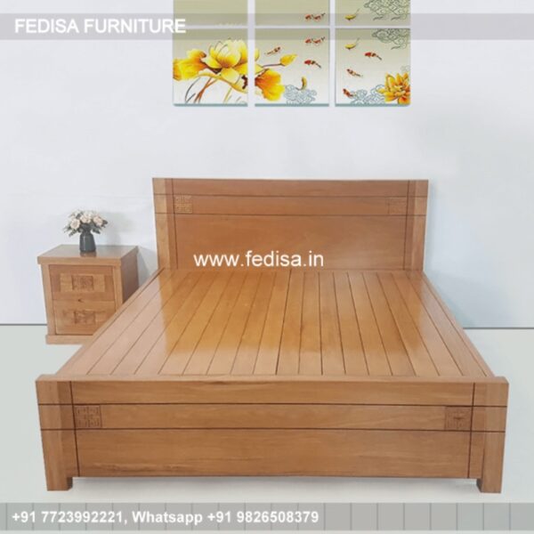 Wooden Bed Bed Back Design Wooden Bedroom Wall Panel Ideas No-2942