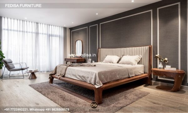 Wooden Bed Wooden Headboard Designs Classic Bed Design No-2948