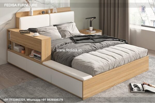 Wooden Bed Latest Wooden Bed Designs 2065 Corner Bedroom Ideas No-2985