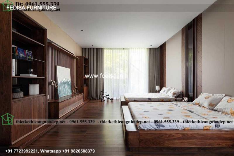 Wooden Bed Wooden Wardrobe Design Best Wall Design For Bedroom No-2993