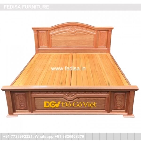 Wooden Bed Wooden Dressing Table Designs For Bedroom Wooden Round Bed Design No-2995