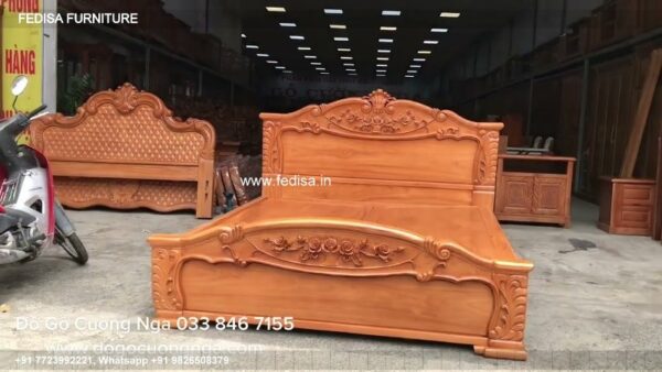 Wooden Bed Bedroom Interior With Wooden Flooring Hanging Bed Design No-3066