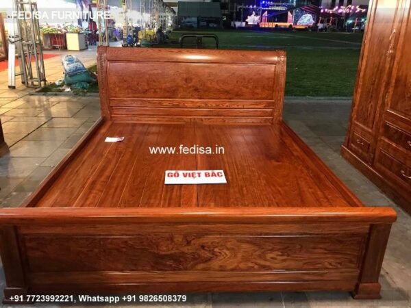 Wooden Bed Wooden Double Cot Price Master Bedroom Curtain Ideas No-3106