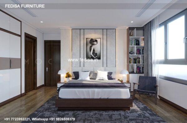 Wooden Bed Wooden Double Bed Price Gypsum Design For Bedroom No-3107