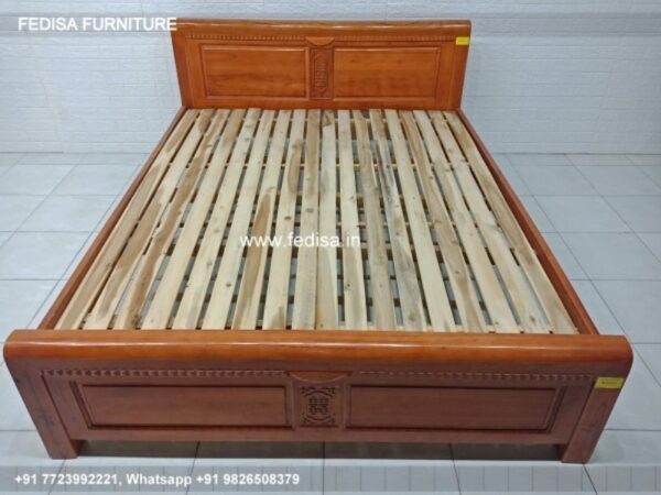 Wooden Bed Wooden Double Bed Frame With Storage 10x12 Bedroom Layout No-3114