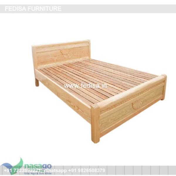 Wooden Bed Wooden Bedside Table Red And Black Bedroom Ideas No-3119