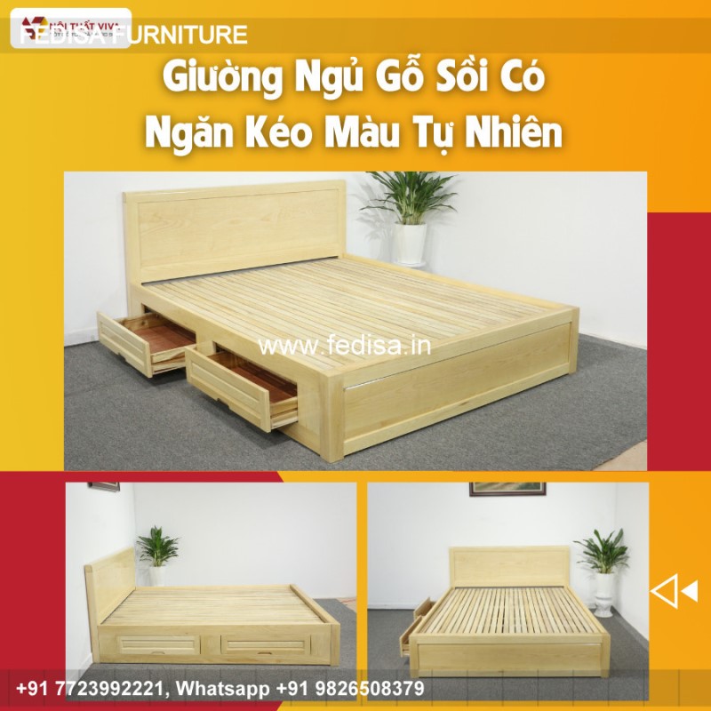 Wooden Bed Latest Wooden Bed Designs 2068 Simple Study Room Design No-3121