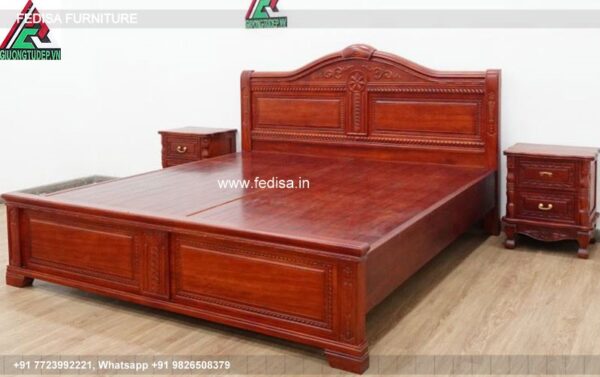 Wooden Bed White Wooden Single Bed Almirah With Dressing Table Design No-3129