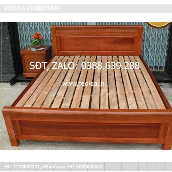 Wooden Bed Furniture Wooden Bed Design Double Bedroom Ideas No-3147