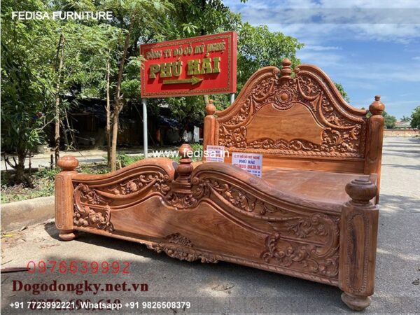 Wooden Bed Wooden Wardrobe With Dressing Table Bedroom Decor 2021 No-3156