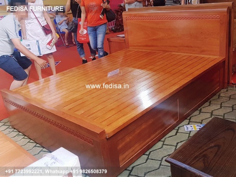 Wooden Bed Unique Wooden Bed Design 2 Beds In One Room Design No-3158