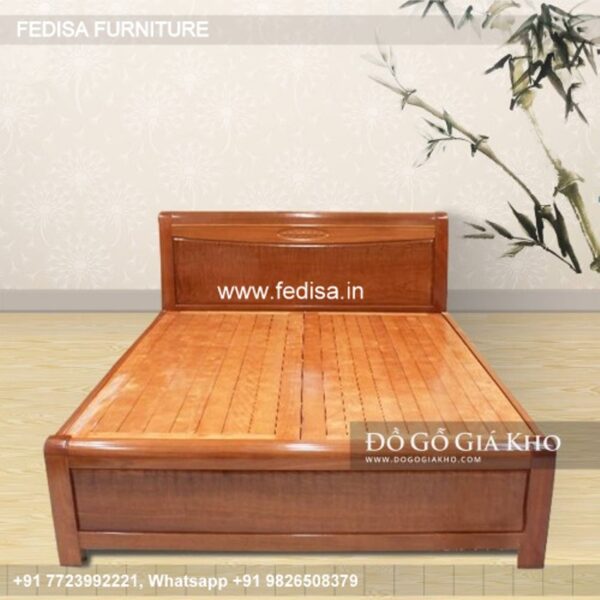 Wooden Bed Wooden Double Cot Price Mens Bedroom Design No-3172
